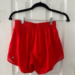 lululemon Bright Red Women's Athletic Shorts